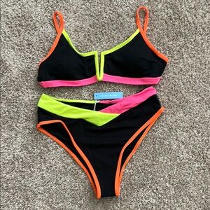 Colorful Women's Swimwear Set
